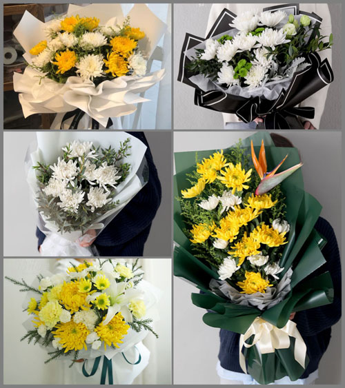 河北衡水景县龙华镇白事花束代送
